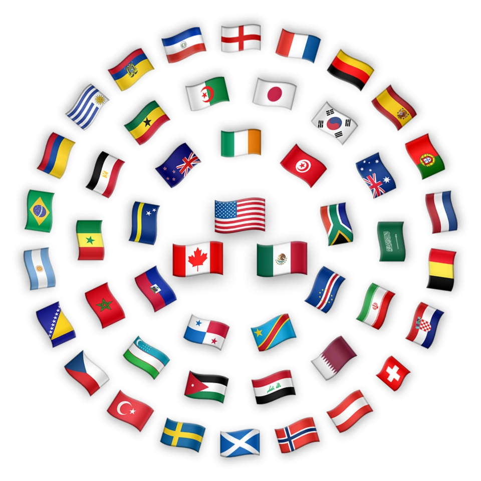 World Cup 2026 team flags