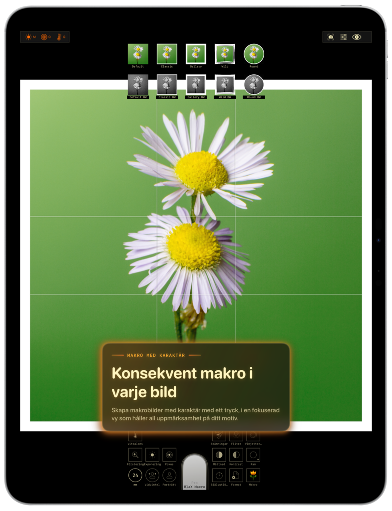 BlaX Macro hero screenshot iPad