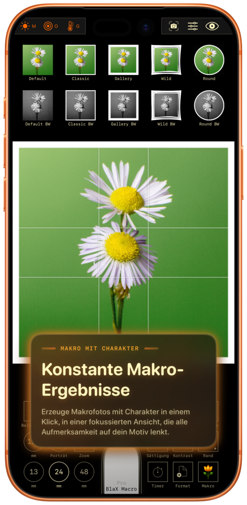 BlaX Macro hero screenshot iPhone