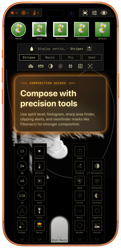 Preset sharing screenshot iPhone
