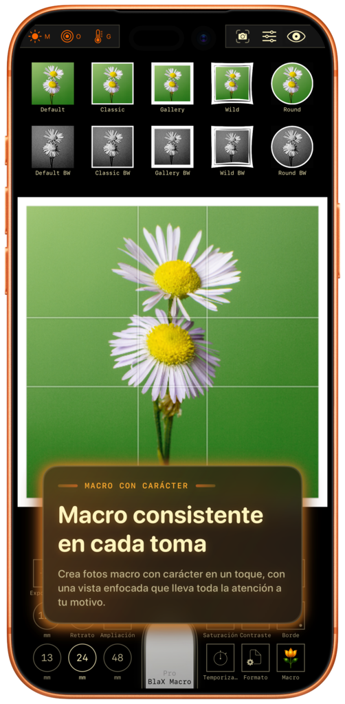 BlaX Macro hero screenshot iPhone