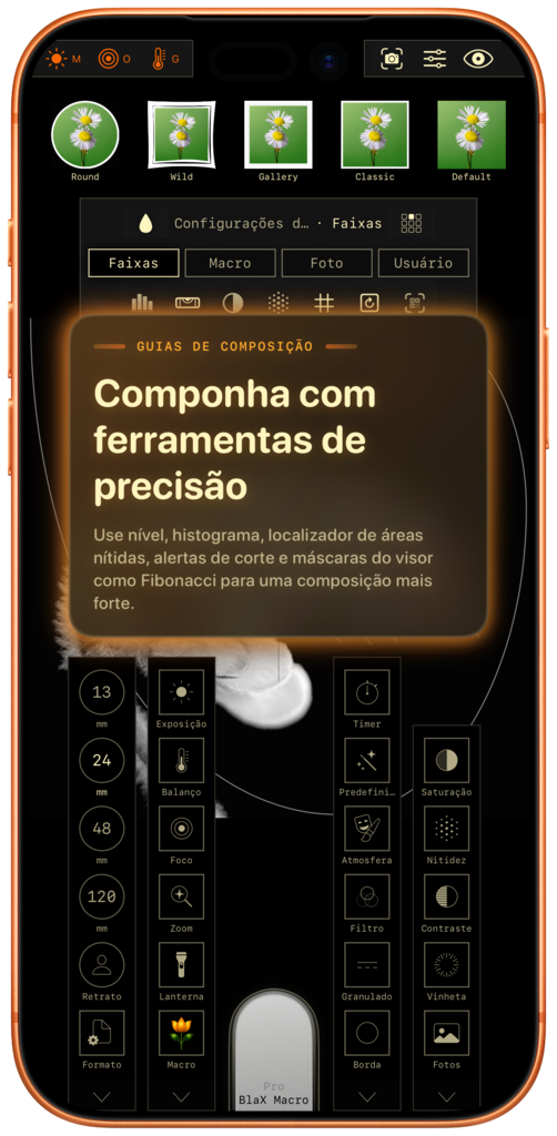 Preset sharing screenshot iPhone