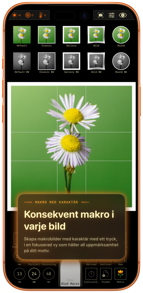 BlaX Macro hero screenshot iPhone